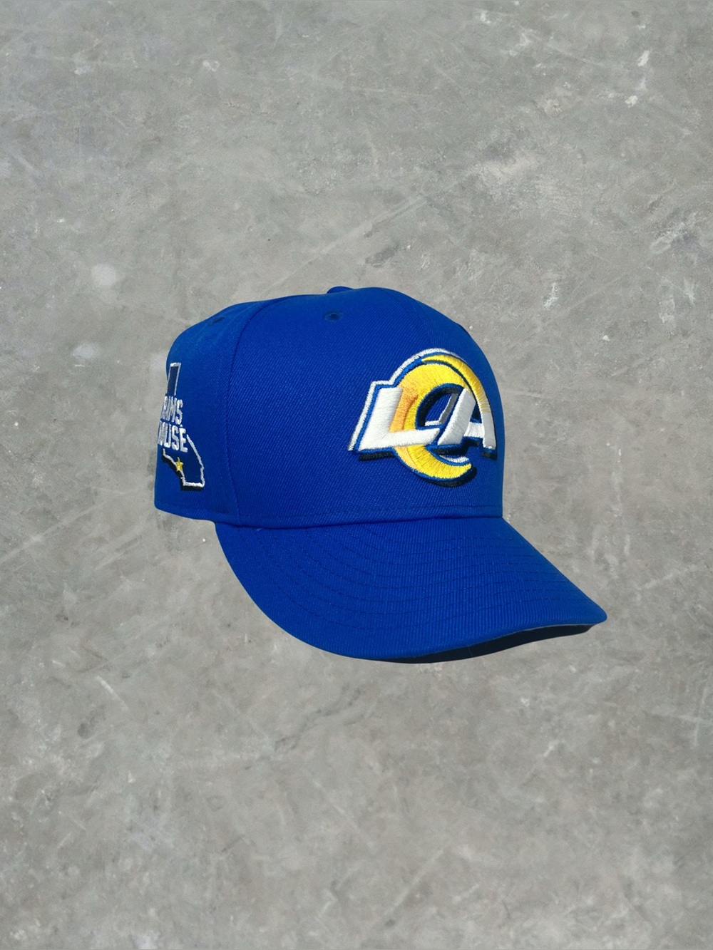 Los Angeles Rams Snap Back New Era 9Fifty Hat OSFA Blue NFL Football Rams House